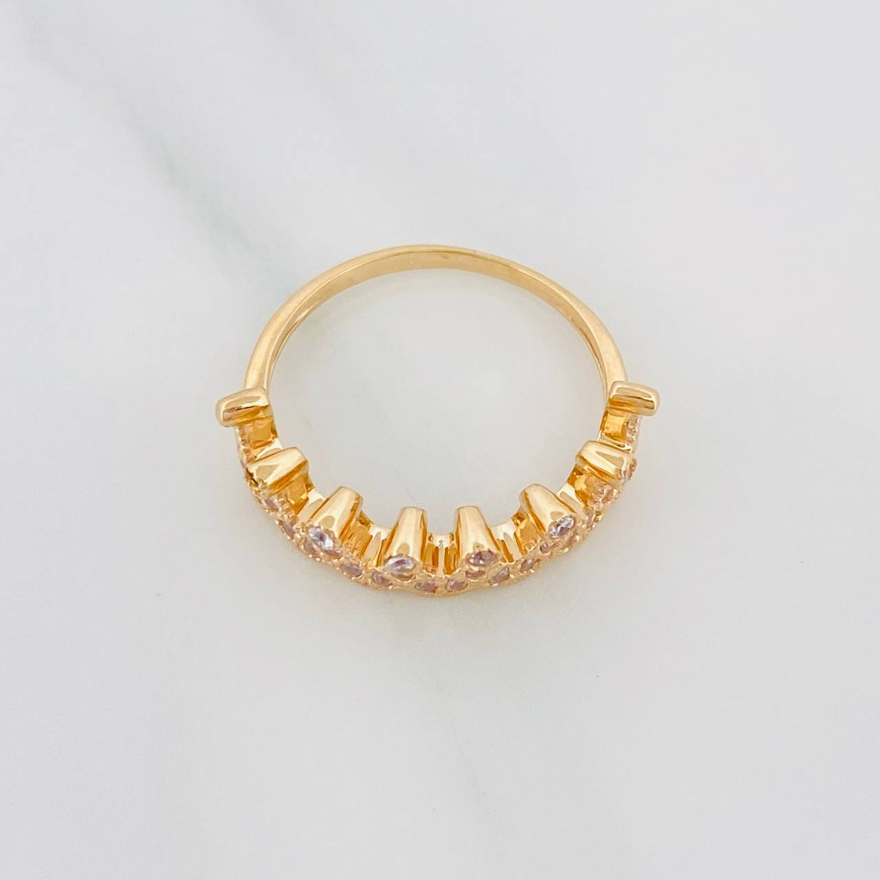 Anillo Tiara 3.3g / T7 1/4 Oro Amarillo 18K