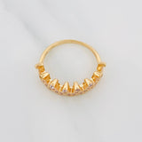 Anillo Tiara 3.3g / T7 1/4 Oro Amarillo 18K