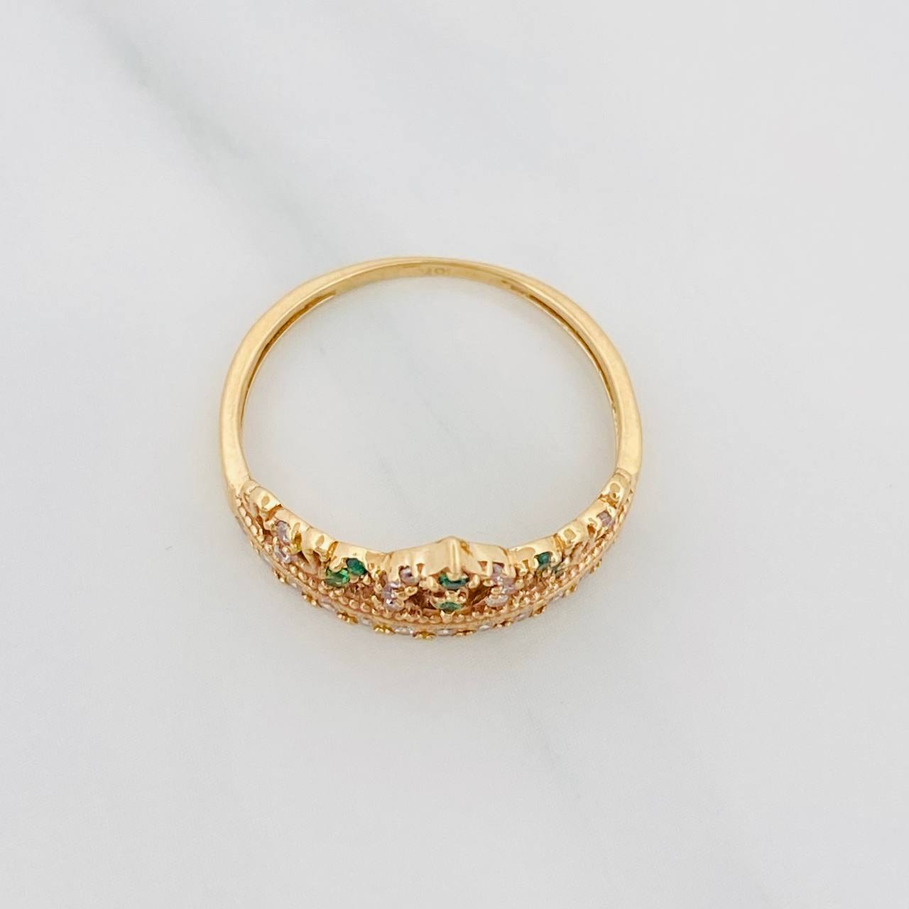 Anillo Tiara 2.1g / T6 1/2 Oro Amarillo 18K