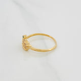 Anillo Corona 1.45g / T5 1/4 Oro Amarillo 18K