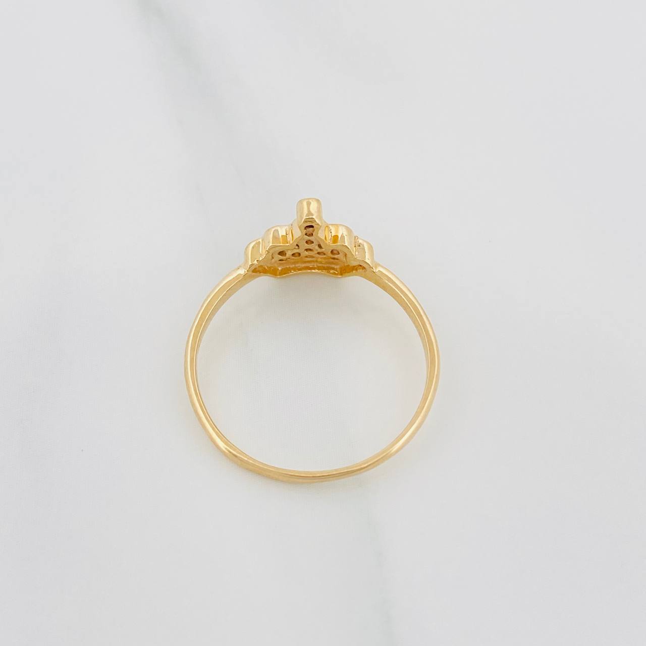 Anillo Corona 1.45g / T5 1/4 Oro Amarillo 18K
