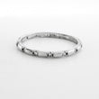 Anillo Churumbela Circonita 1.55g / T6 Oro Blanco 18K