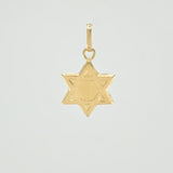Dije Estrella de David 0.5g / 2cm Oro Amarillo 18K
