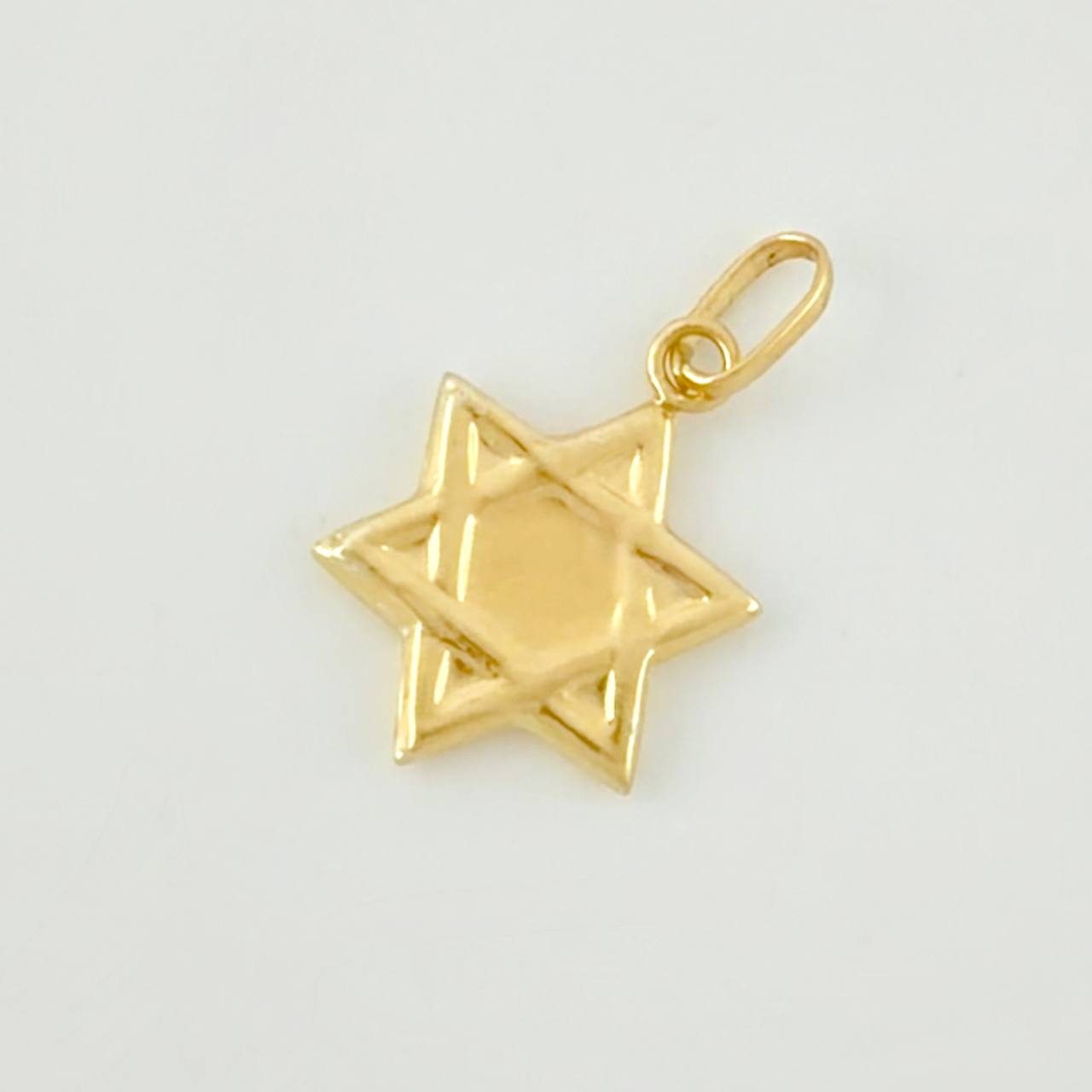 Dije Estrella de David 0.5g / 2cm Oro Amarillo 18K