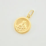 Dije Virgen del Carmen Mate 0.6g / 1.9cm Oro Amarillo 18K