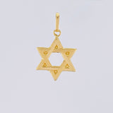 Dije Estrella de David 0.85g / 2.5cm Oro Amarillo 18K