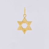 Dije Estrella de David 0.75g / 2cm Oro Amarillo 18K
