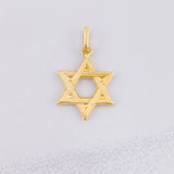 Dije Estrella de David 0.9g / 2.5cm Oro Amarillo 18K