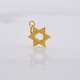 Dije Estrella de David 0.4g / 1.6cm Oro Amarillo 18K