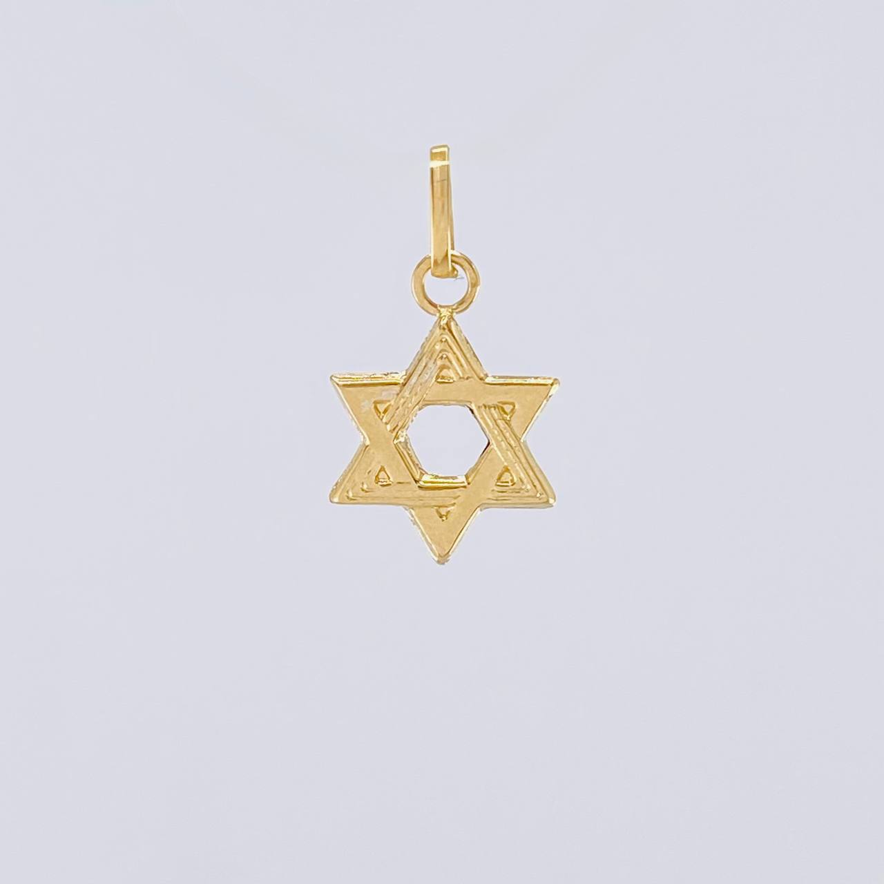 Dije Estrella de David 0.4g / 1.6cm Oro Amarillo 18K