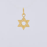 Dije Estrella de David 0.35g / 1.6cm Oro Amarillo 18K