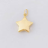 Dije Estrella Lisa 0.8g / 2cm Oro Amarillo 18K