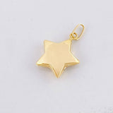 Dije Estrella Lisa 0.8g / 2cm Oro Amarillo 18K