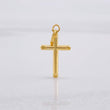 Dije Cruz Puntas Planas 0.45g / 2.7cm Oro Amarillo 18K