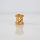 Herraje Cilindro 1.1g / 0.8cm Oro Amarillo 18K