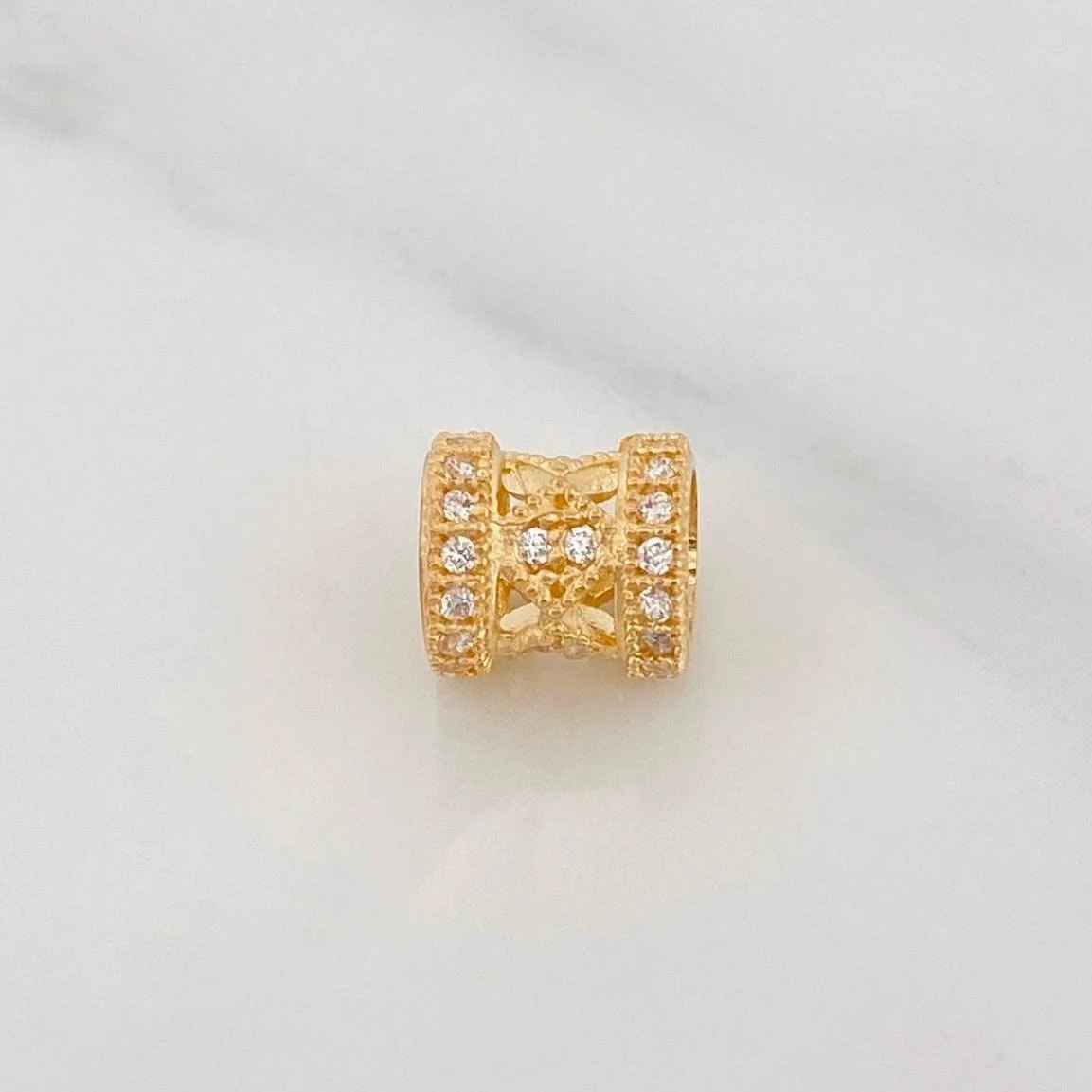 Herraje Cilindro 1.15g / 0.8cm Oro Amarillo 18K