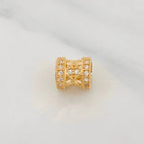 Herraje Cilindro 1.15g / 0.8cm Oro Amarillo 18K