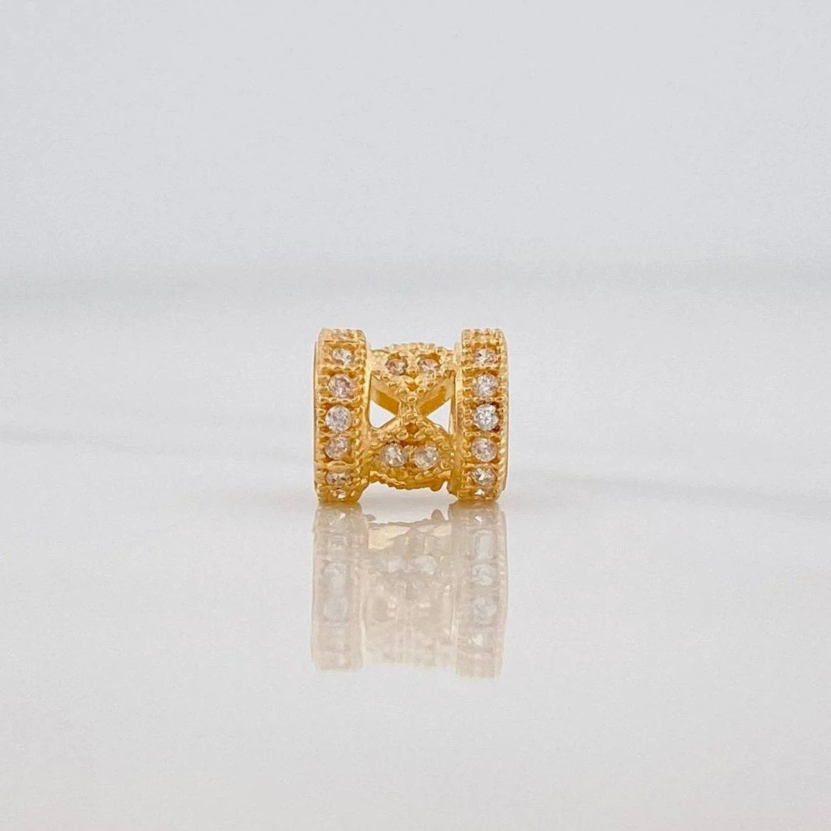 Herraje Cilindro 1.15g / 0.8cm Oro Amarillo 18K