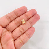 Herraje Cilindro 1.1g / 0.8cm Oro Amarillo 18K