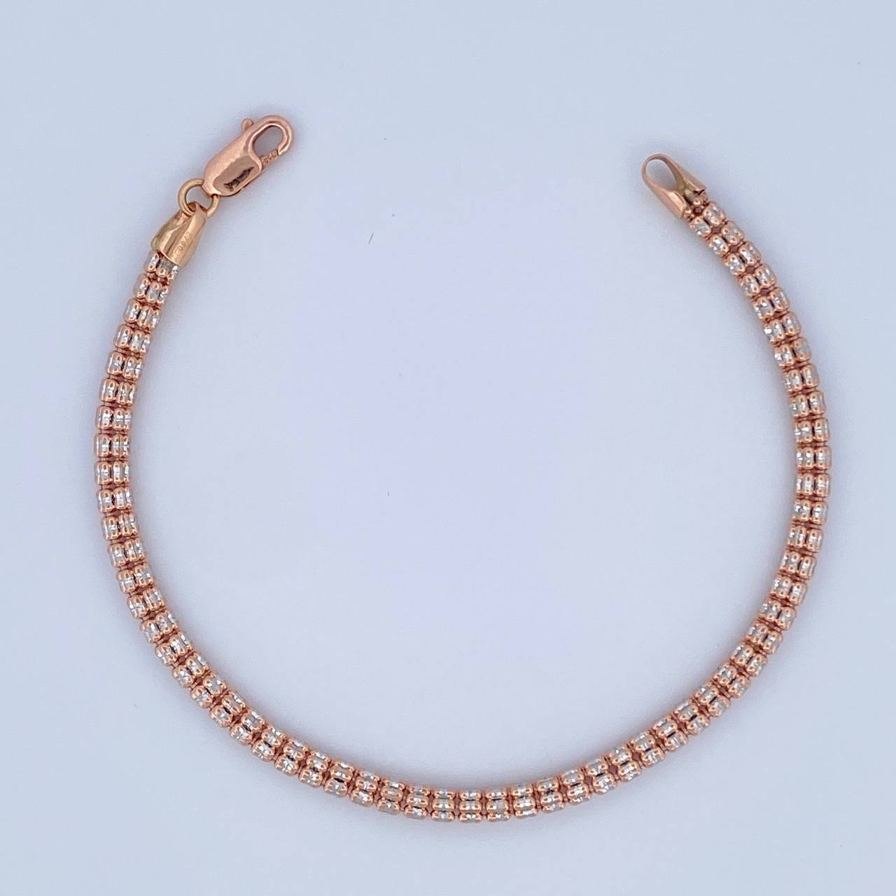 Pulso Ice 7.45gr / 19.2cm / +4 Oro 18K &