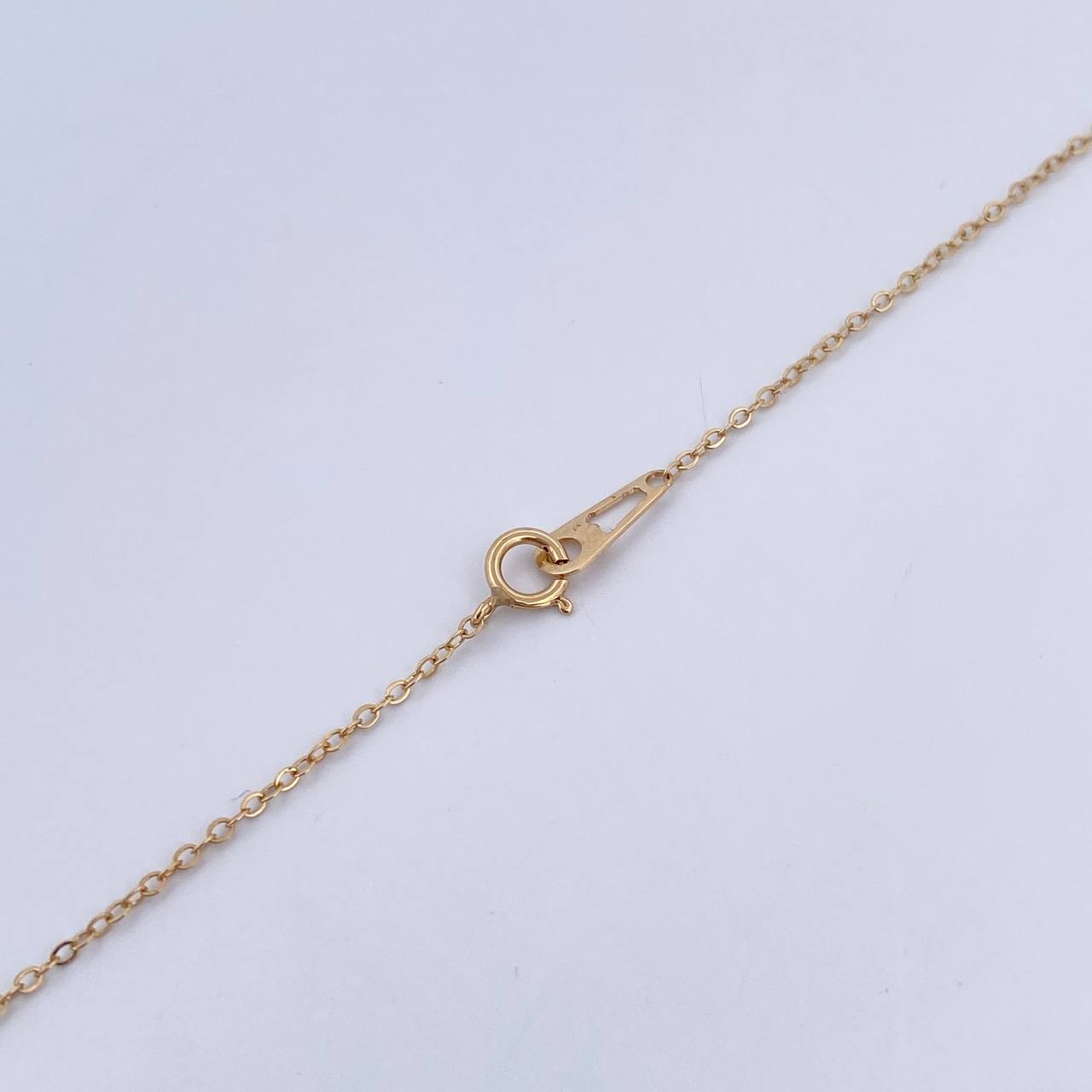Cadena Trebol 8.8gr / 45.2cm / Electroestatico Oro Amarillo 18K &