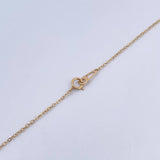 Cadena Trebol 8.8gr / 45.2cm / Electroestatico Oro Amarillo 18K &