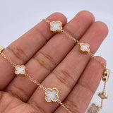 Cadena Trebol 8.8gr / 45.2cm / Electroestatico Oro Amarillo 18K &