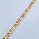 Pulso Figaro 8.9gr / 21.1cm / 6.6mm Oro Amarillo +0 18K &