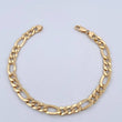 Pulso Figaro 8.9gr / 21.1cm / 6.6mm Oro Amarillo +0 18K &