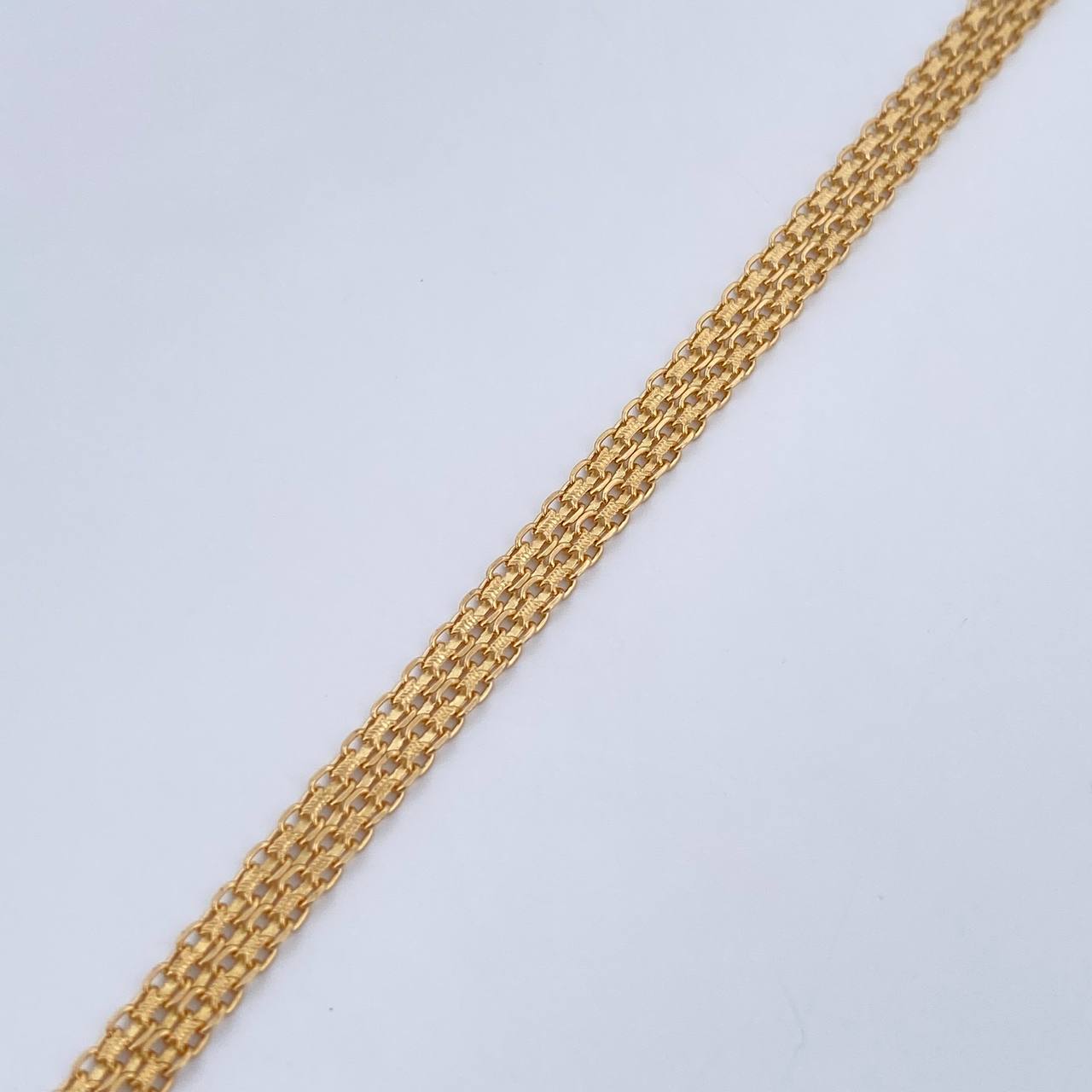 Pulso Chino 5.85gr / 20.2cm / 4.6mm Oro Amarillo +0 18K &
