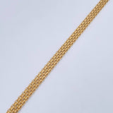 Pulso Chino 5.85gr / 20.2cm / 4.6mm Oro Amarillo +0 18K &