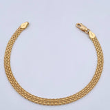 Pulso Chino 5.85gr / 20.2cm / 4.6mm Oro Amarillo +0 18K &