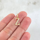 Dije Letra Z Silueta 0.7gr / 2cm / Oro 18K