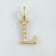 Dije Letra L 0.65gr / 2cm / Oro Amarillo 18K *