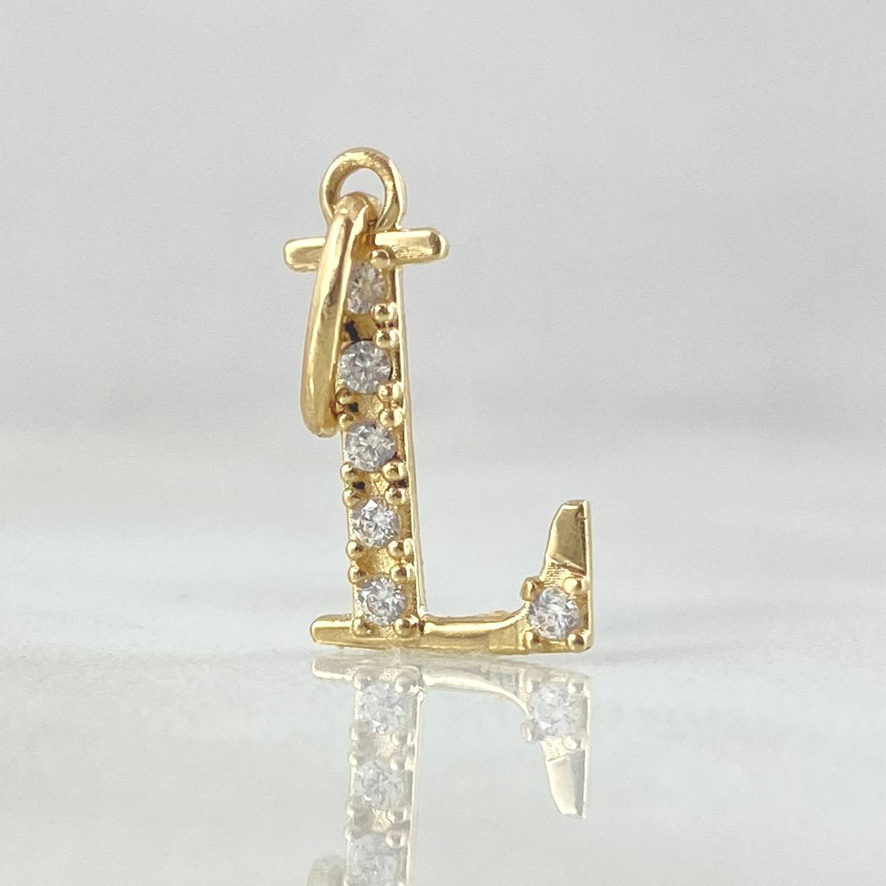 Dije Letra L 0.65gr / 2cm / Oro Amarillo 18K *