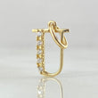 Dije Letra U Silueta 0.6gr / 2cm / Oro 18K