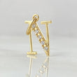Dije Letra N Silueta 0.85gr / 2cm / Oro 18K