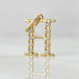 Dije Letra H Silueta 0.95gr / 2cm / Oro 18K