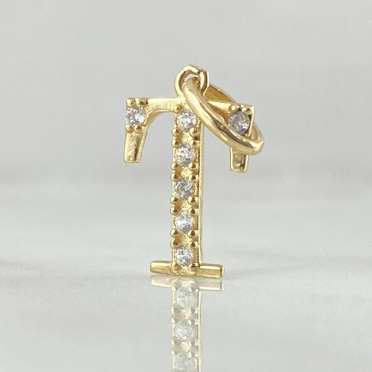 Dije Letra T 0.7gr / 2cm / Oro Amarillo 18K *