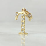 Dije Letra T 0.7gr / 2cm / Oro Amarillo 18K *