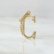 Dije Letra C Silueta 0.7gr / 2cm / Oro 18K