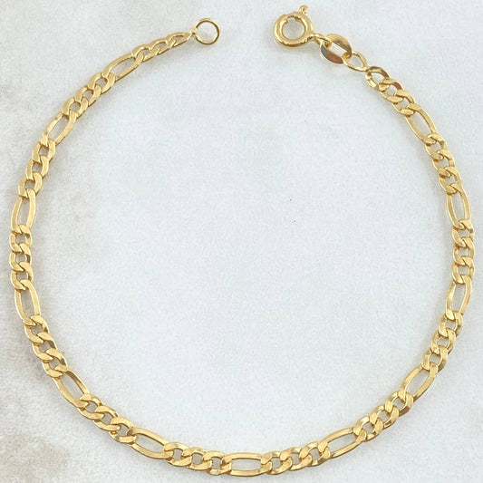 Pulso Figaro 2.2gr / 19cm / +1 Oro 18K
