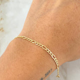 Pulso Figaro 1.7gr / 19cm / +1 Oro 18K