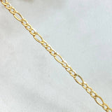 Pulso Figaro 1.7gr / 19cm / +1 Oro 18K