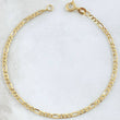 Pulso Figaro 1.7gr / 19.5cm / +1 Oro 18K
