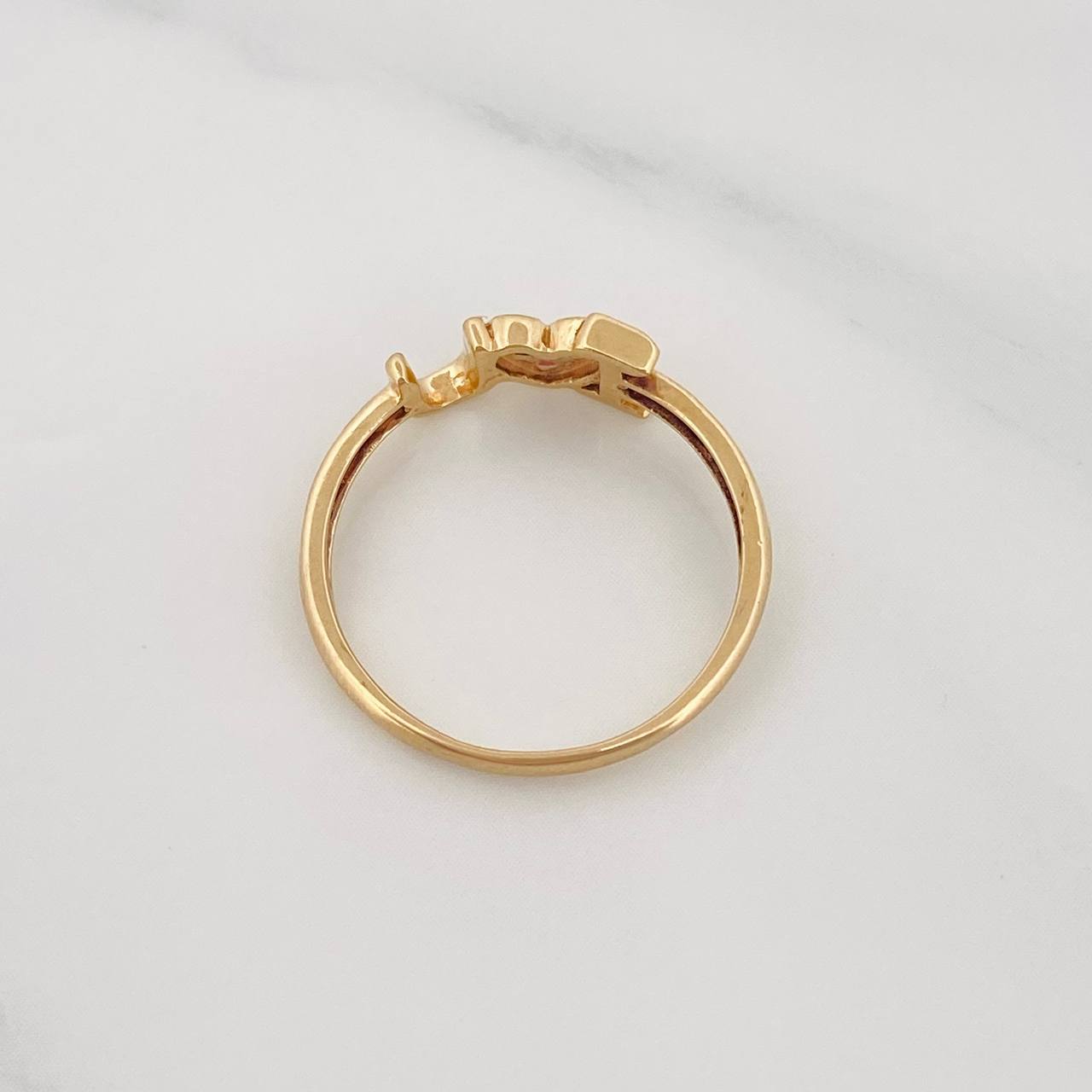 Anillo I Love You 1.75g / T6 Oro Amarillo 18K