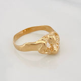 Anillo Pareja Beso 3.55g / T6 Oro Amarillo 18K