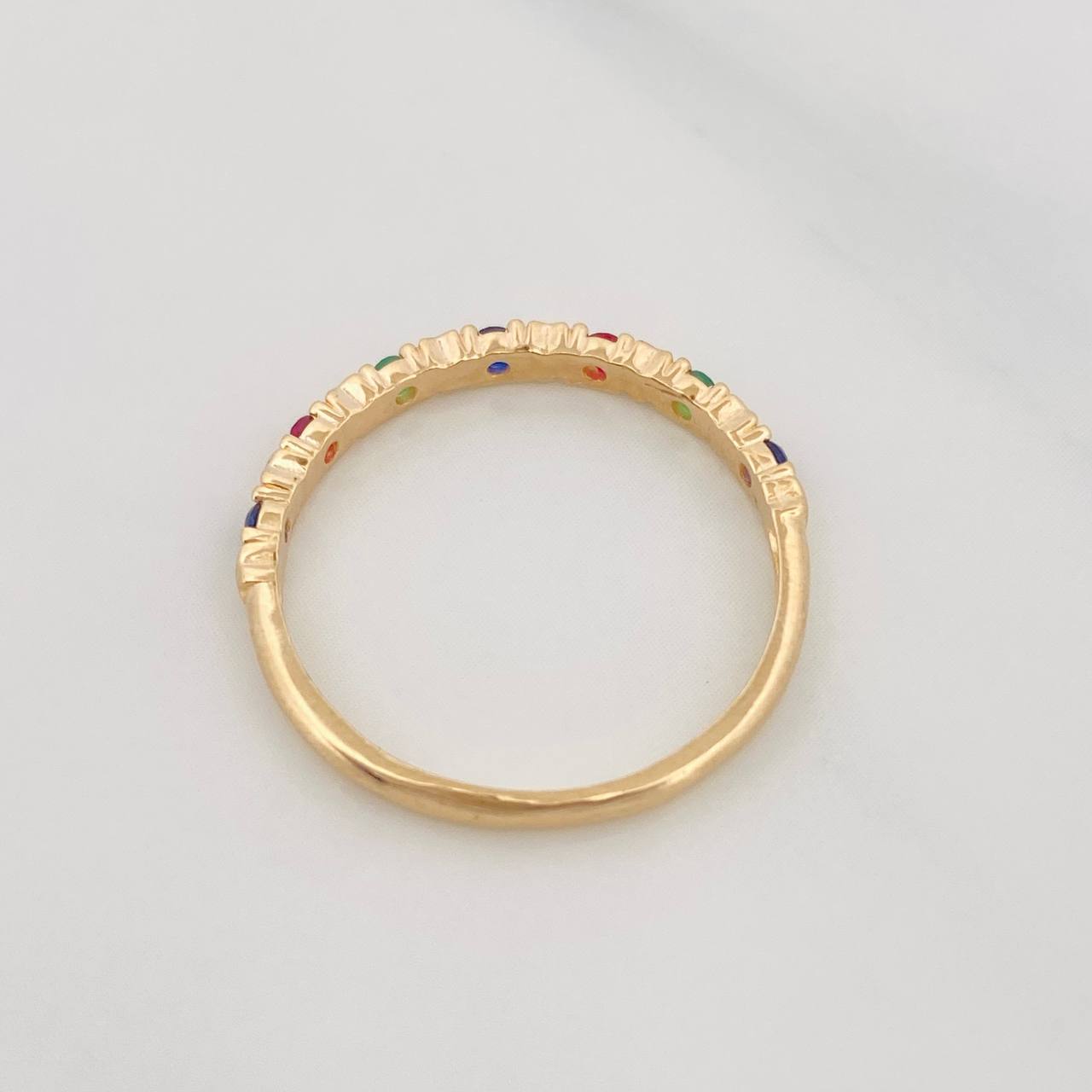 Anillo Churumbela 1.65g / T7 1/2 Oro Amarillo 18K
