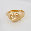 Anillo Pareja Beso 3.55g / T6 Oro Amarillo 18K