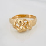 Anillo Pareja Beso 3.55g / T6 Oro Amarillo 18K